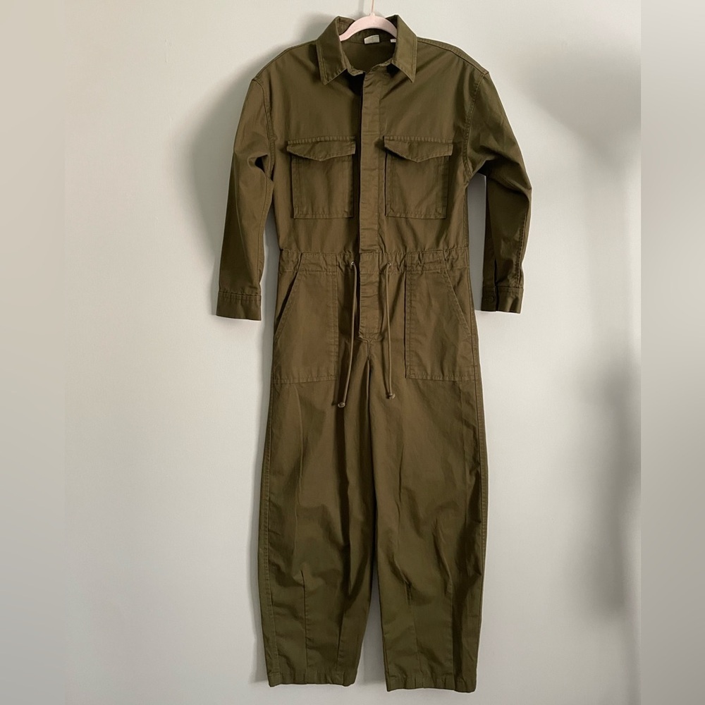 Levi’s Long Sleeve Baggy Surplus Jumpsuit in Olive Green - Picture 4 of 15